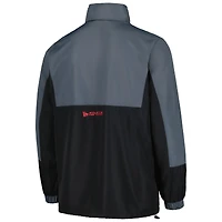 Veste d'extérieur à quart de zip Charly Grey Club Tijuana pour hommes