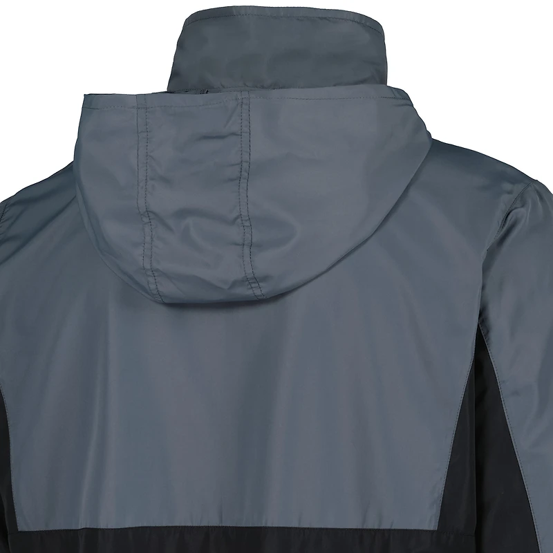 Veste d'extérieur à quart de zip Charly Grey Club Tijuana pour hommes