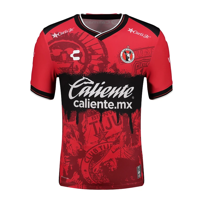 Maillot authentique domicile Charly Red Club Tijuana 2025/26 pour homme