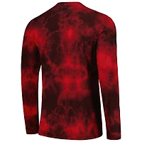 T-shirt à manches longues tie-dye Charly Red Club Tijuana pour hommes