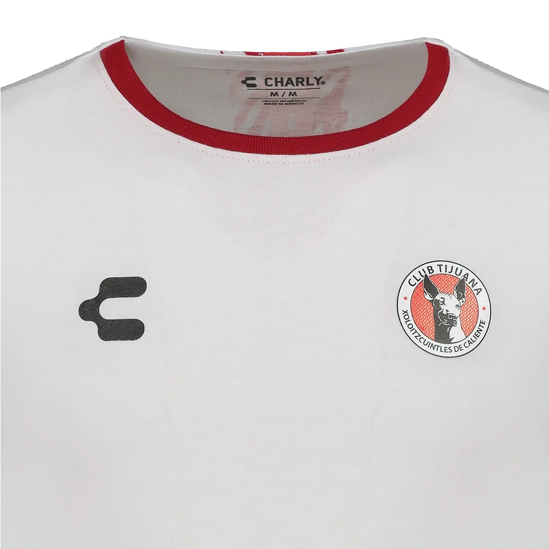 Men's Charly  White Club Tijuana 2024/25 T-Shirt