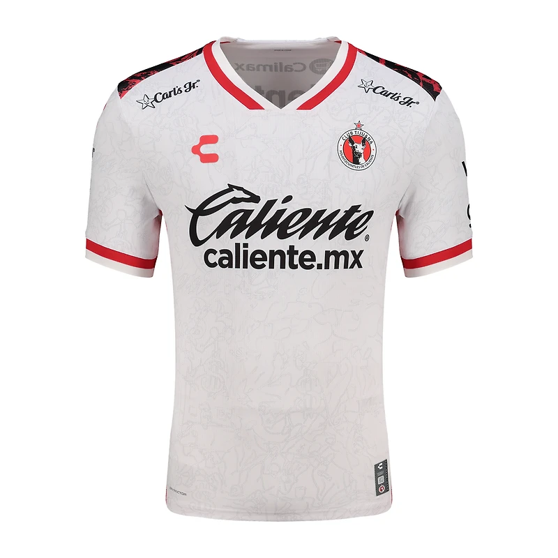 Men's Charly  White Club Tijuana 2025/26 Away Authentic Jersey