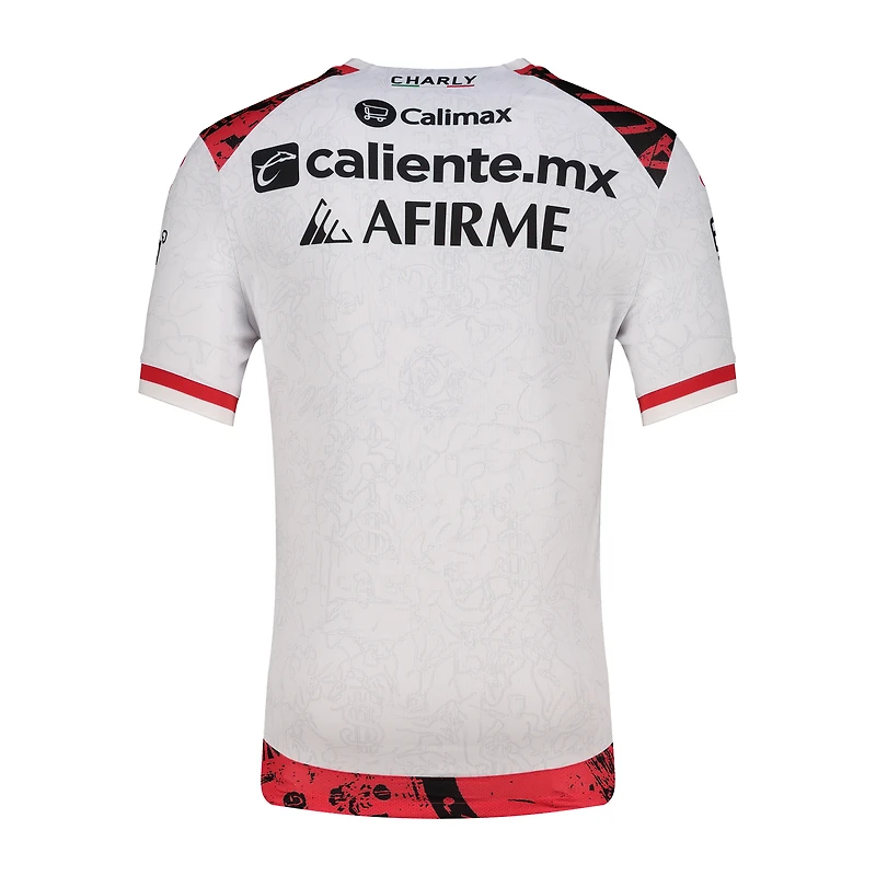 Maillot extérieur authentique Charly White Club Tijuana 2025/26 pour homme