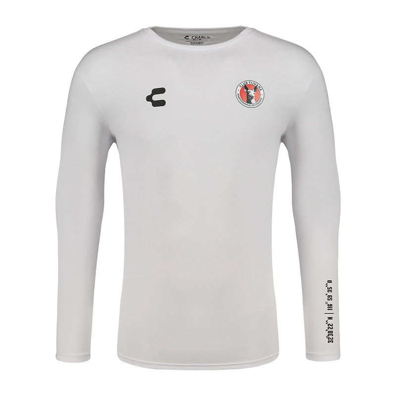 Men's Charly  White Club Tijuana Long Sleeve T-Shirt