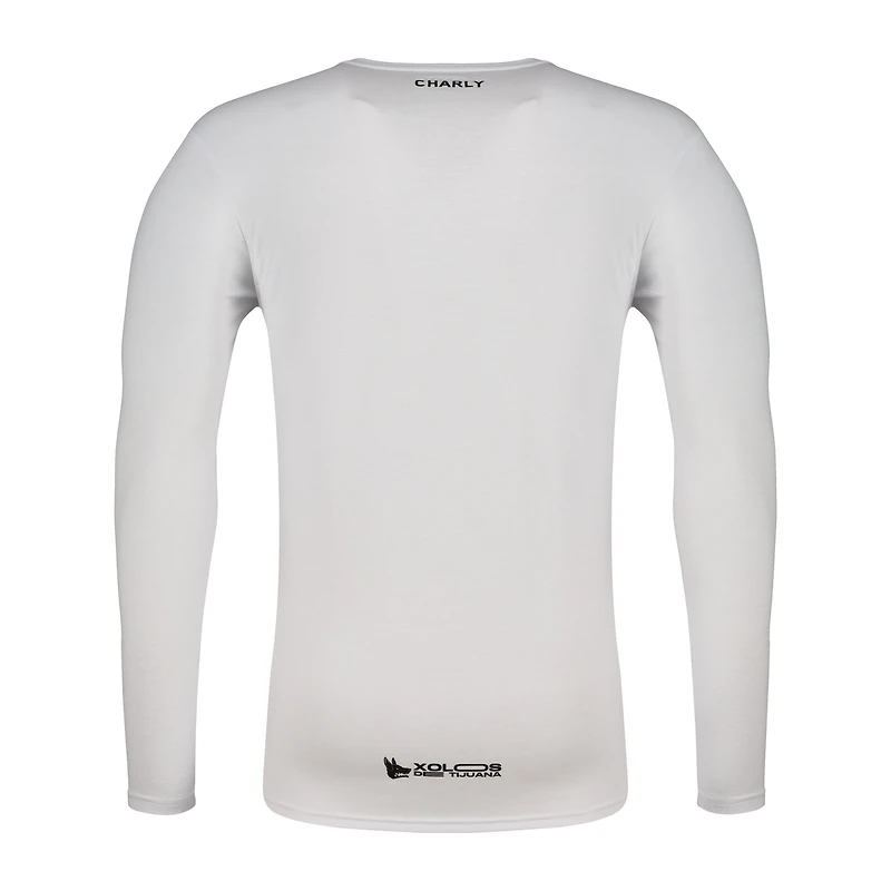 Men's Charly  White Club Tijuana Long Sleeve T-Shirt