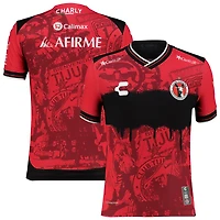Youth Charly  Red Club Tijuana 2025/26 Home Authentic Jersey