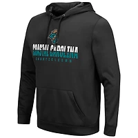 Men's Colosseum Black Coastal Carolina Chanticleers Lantern Pullover Hoodie