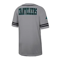 Maillot de baseball Free Spirited pour homme Colosseum Gray Coastal Carolina Chanticleers