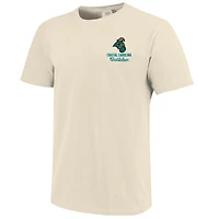 T-shirt crème pour homme avec motif mascotte des Coastal Carolina Chanticleers