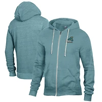 Sweat à capuche zippé Rocky bleu sarcelle pour homme des Coastal Carolina Chanticleers
