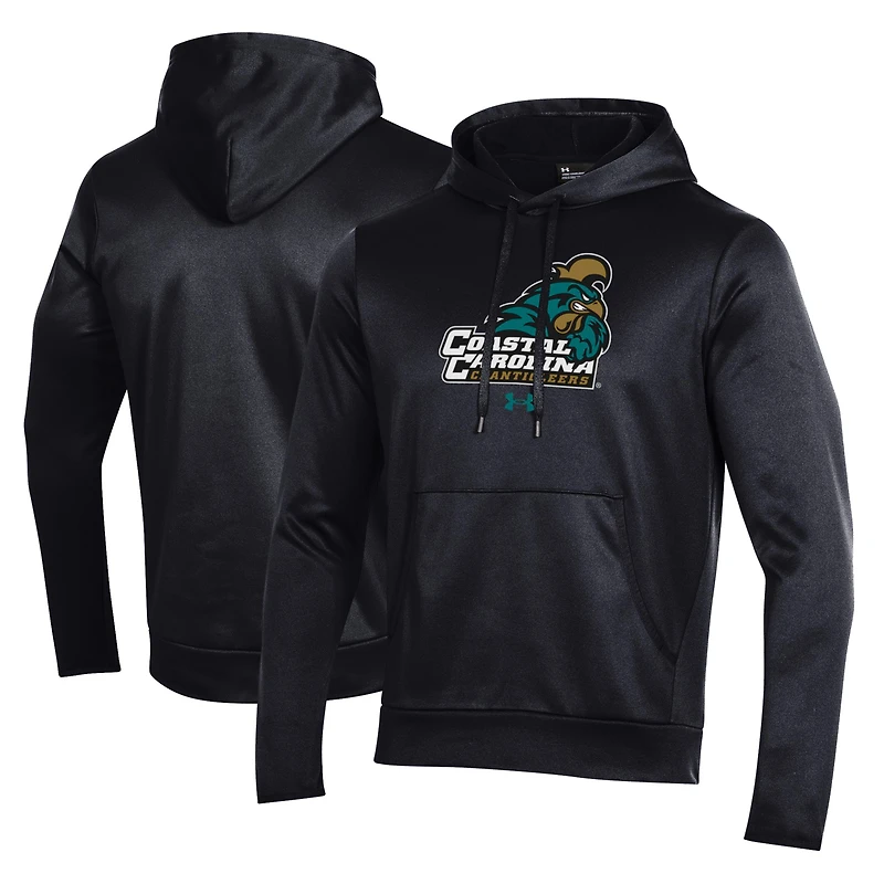 Men's Under Armour Black Coastal Carolina Chanticleers All Day Fleece Pullover Hoodie