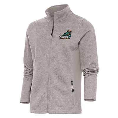 Veste zippée intégrale pour femme des Chanticleers de la côte Caroline d'Antigua Oatmeal