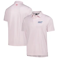 Men's FootJoy  Pink 2025 Cognizant Classic ProDry Wiggle Print Lisle Polo