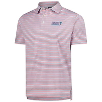 Men's FootJoy  Pink Cognizant Classic ProDry Heather Stripe Lisle Polo