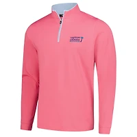 Pull léger à glissière quart de tour FootJoy Pink Cognizant Classic ProDry pour homme