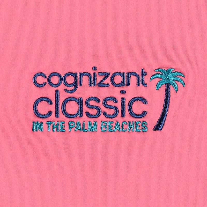 Pull léger à glissière quart de tour FootJoy Pink Cognizant Classic ProDry pour homme