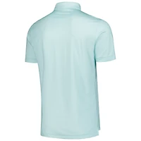 Men's Peter Millar  Aqua Cognizant Classic Circle Geo Performance Jersey Polo