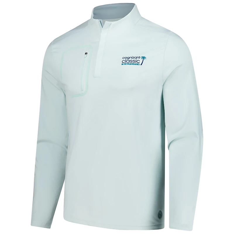 Pull zippé 1/4 Puma Mint 2025 Cognizant Classic Cloudspun Tech pour homme