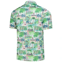 Men's Smith & Quinn  Green 2025 Cognizant Classic Signature Print Smitty Polo
