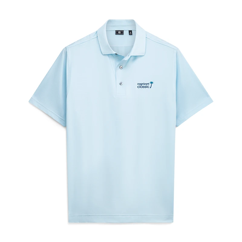 Men's FootJoy Blue Cognizant Classic Microfeeder ProDry Polo