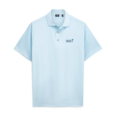 Men's FootJoy  Blue Cognizant Classic Microfeeder ProDry Polo