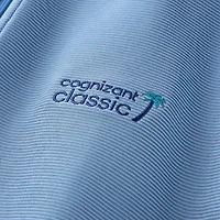 Pull FootJoy bleu Cognizant Classic Ottoman Stripe à col zippé pour homme