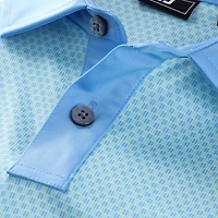 Polo FootJoy ProDry bleu Cognizant Classic Texture Check pour homme