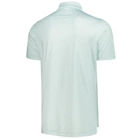 Polo de performance Peter Millar Cognizant Classic The Bees Knees blanc/vert pour homme