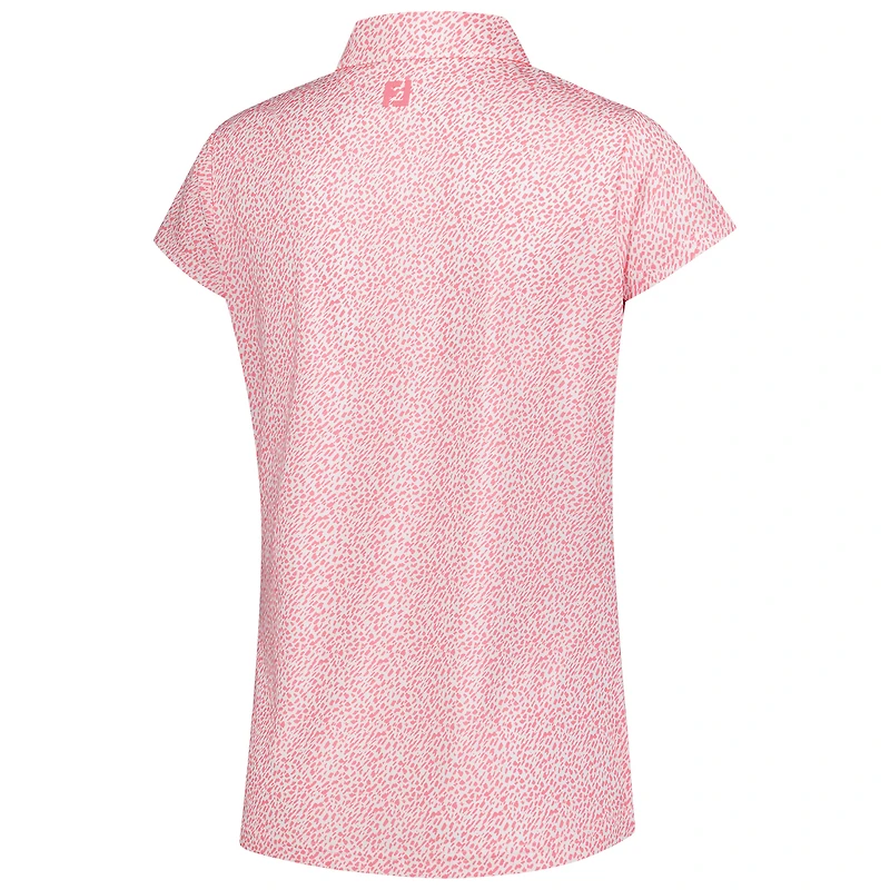 Polo FootJoy rose Cognizant Classic à manches courtes pour femme