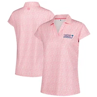 Polo FootJoy rose Cognizant Classic à manches courtes pour femme