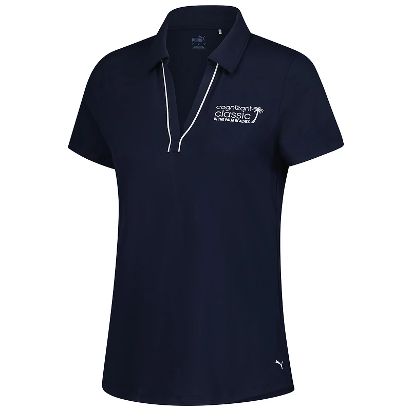 Polo passepoilé Puma Navy 2025 Cognizant Classic CLOUDSPUN pour femme
