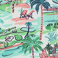 Polo sans manches à imprimé classique Alice Cognizant vert pour femme de Smith & Quinn