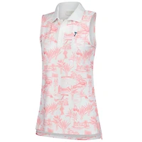 Polo sans manches Alice en toile classique rose Cognizant pour femme de Smith & Quinn