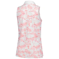 Women's Smith & Quinn  Pink Cognizant Classic Toile Alice Sleeveless Polo
