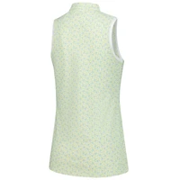 Women's Peter Millar Green Cognizant Classic Main Squeeze Banded Sport Mesh Sleeveless Polo