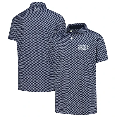 Polo Puma bleu marine Cognizant Classic MATTR Micro Floral pour jeunes