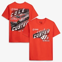 T-shirt homme Haas Factory Team Red Cole Custer #41 Tooling
