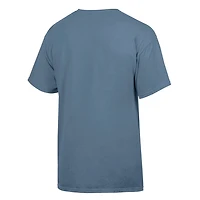 T-shirt bleu ComfortWash pour homme, rivalité entre les Texas Longhorns et Oklahoma Sooners, bataille le Golden Hat