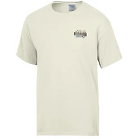 Men's ComfortWash Cream Texas Longhorns vs. Oklahoma Sooners Red River Rivalry Stadium Match Up T-Shirt