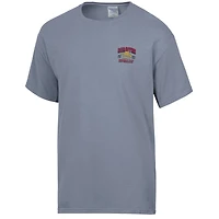T-shirt gris ComfortWash pour homme, rivalité entre les Texas Longhorns et Oklahoma Sooners, Big Tex Match Up, Red River
