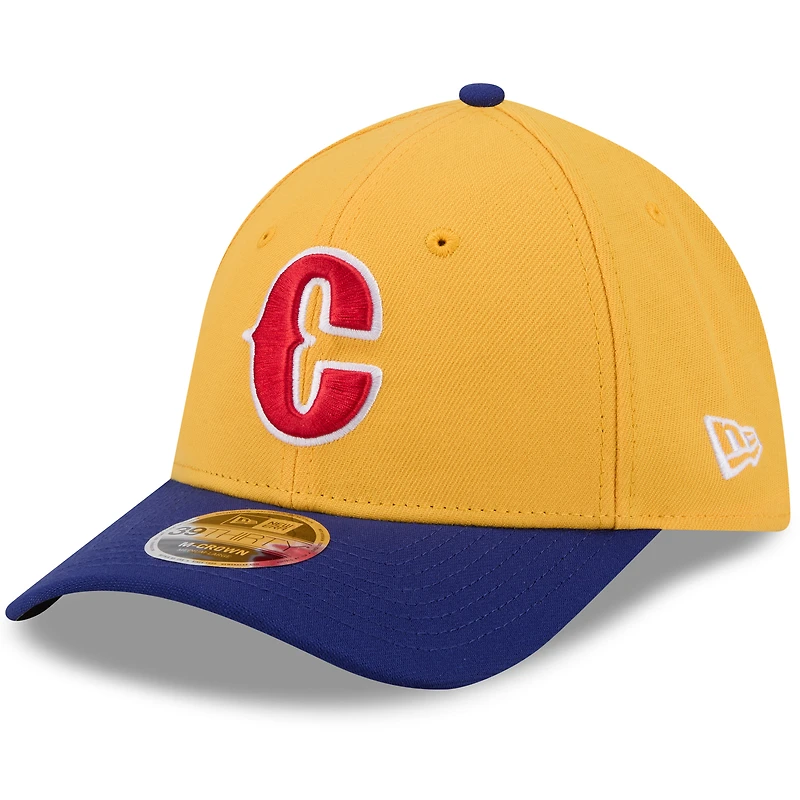 Men's New Era Yellow/Blue Colombia Baseball 2026 World Classic M-Crown 39THIRTY Flex Hat