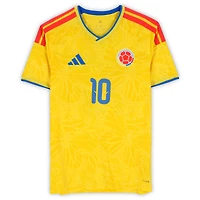 James Rodríguez Colombia National Team Autographed Adidas 2026 Home Soccer Jersey