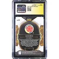 Carte autographiée de Luis Diaz, équipe nationale de Colombie, Panini Select FIFA Terrace 2022-23, n° 88, authentifiée par CGC (9,5/10).