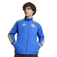Men's adidas Blue Colombia National Team 2026 Home Full-Zip Game Day Anthem Jacket