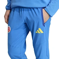 Pantalon de voyage adidas Tiro bleu pour homme, équipe nationale Colombie 2026