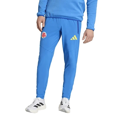 Pantalon de voyage adidas Tiro bleu pour homme, équipe nationale Colombie 2026