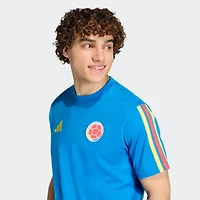 T-shirt adidas Alphaskin bleu pour homme, équipe nationale de Colombie, FIFA x Coupe du Monde