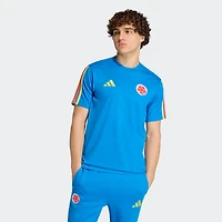 T-shirt adidas Alphaskin bleu pour homme, équipe nationale de Colombie, FIFA x Coupe du Monde