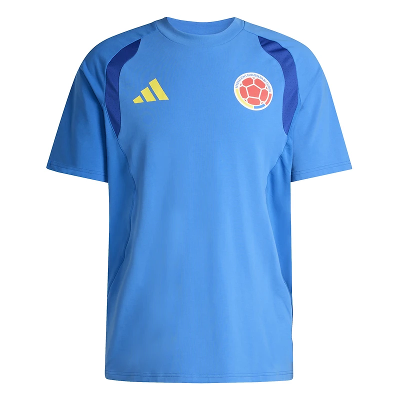 Men's adidas  Blue Colombia National Team FIFA x World Cup Tiro Travel T-Shirt