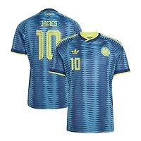 Maillot réplique extérieur adidas James Rodríguez turquoise de l'équipe nationale Colombie 2026 pour homme